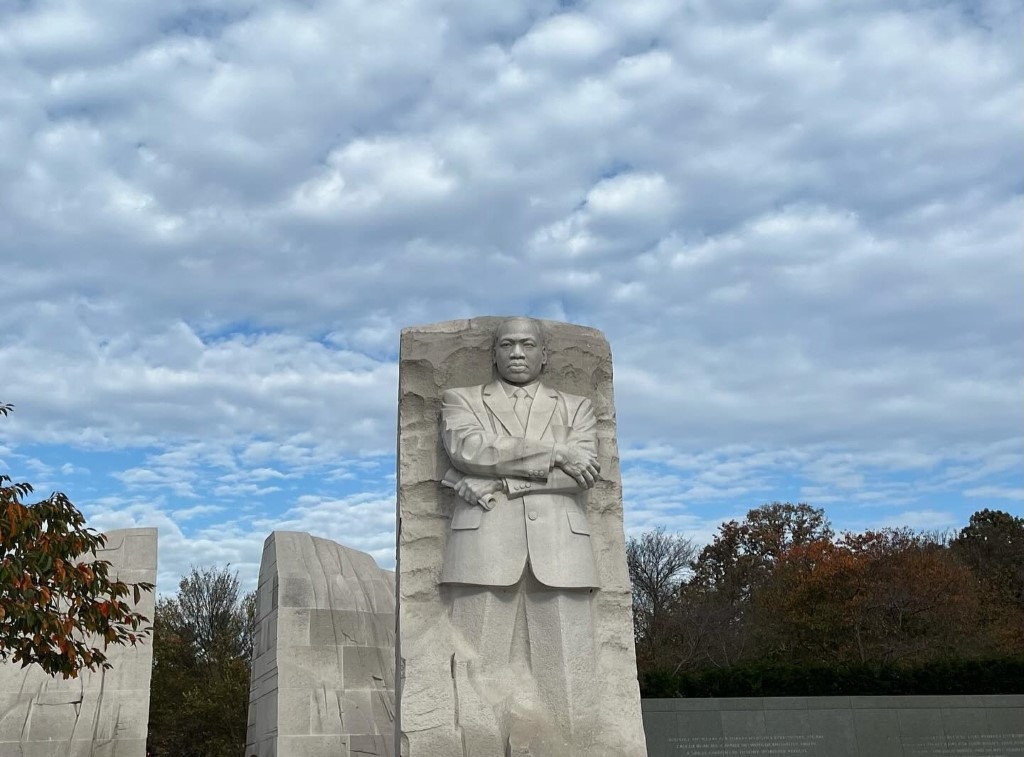 Martin Luther King, Jr. Memorial under the clear sky